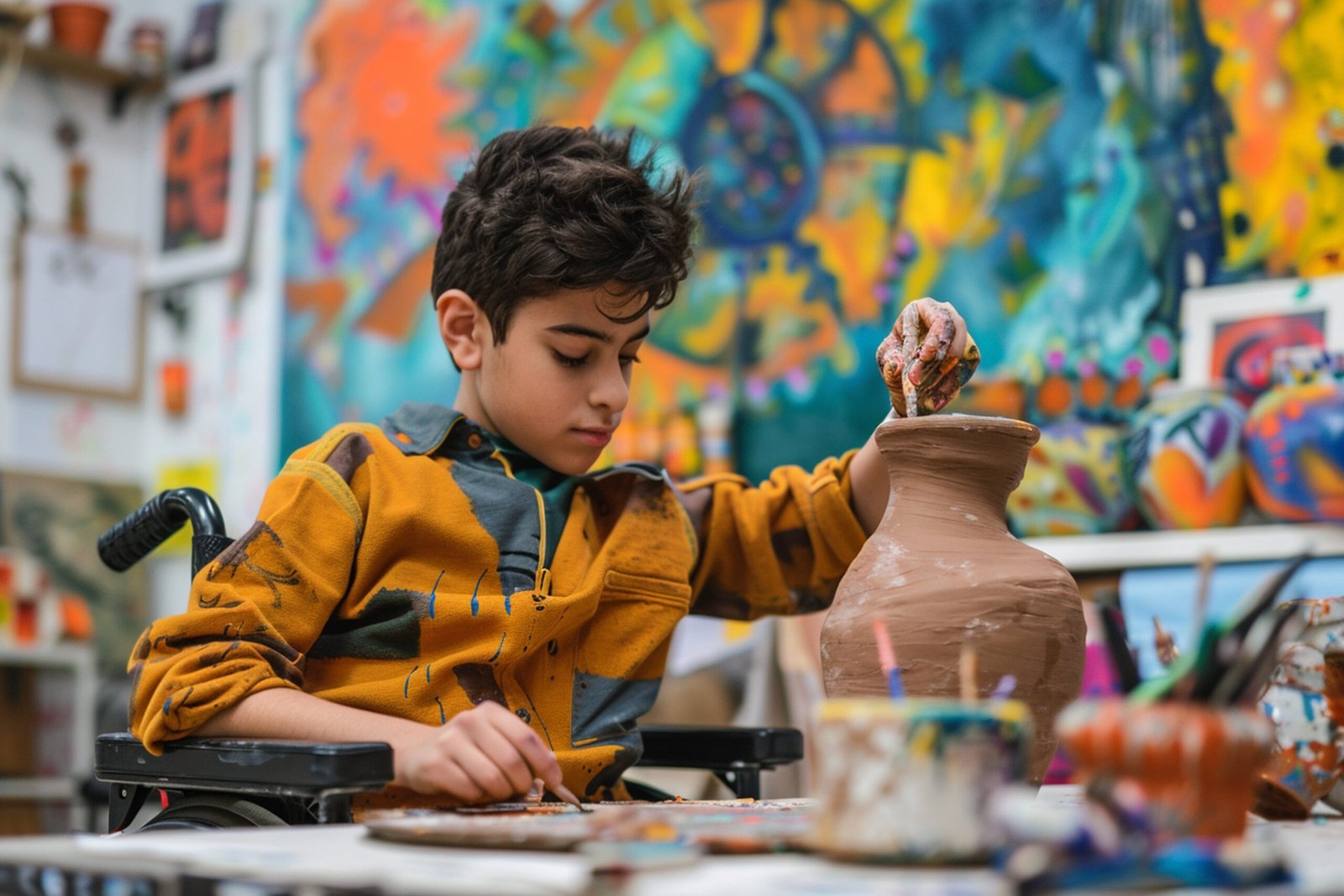 talented-child-doing-pottery